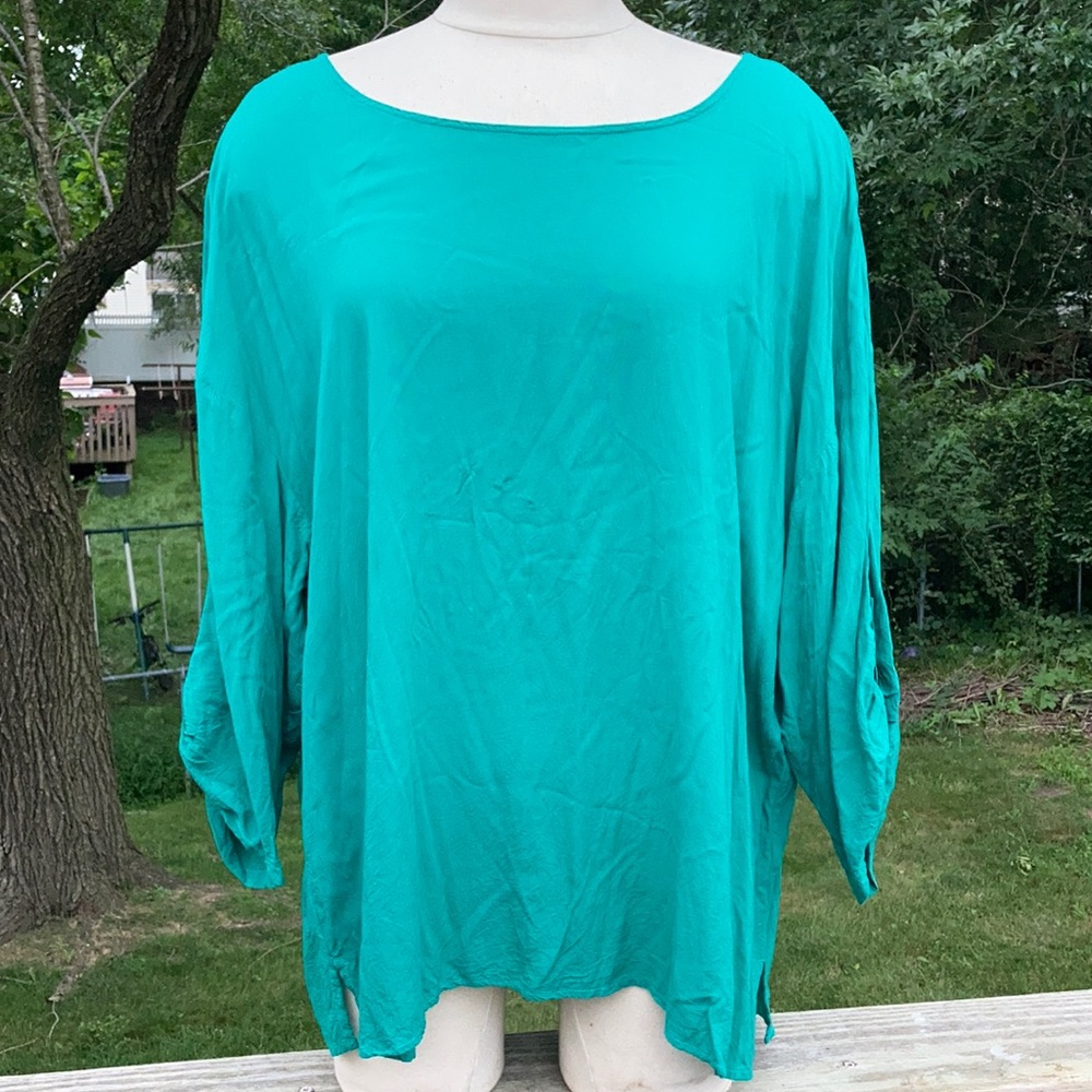 ⚜️Mint Green 3/4 Length Sleeve Old Navy Blouse!